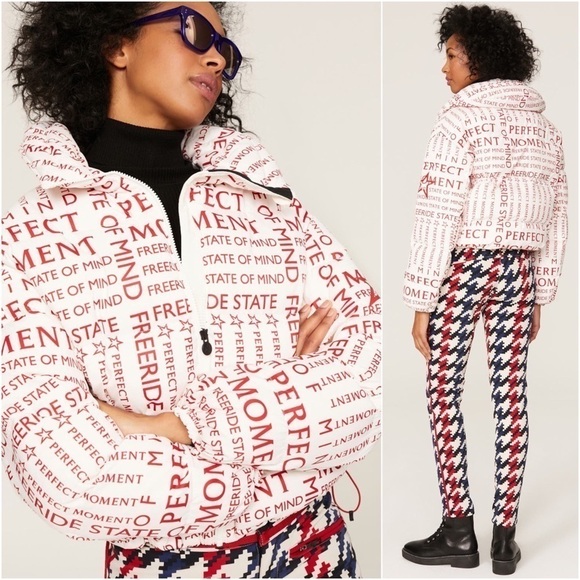 PERFECT MOMENT Après-Ski Down Puffer Graphic‎ Duvet Performance Ski Coat Size XL - Picture 3 of 15